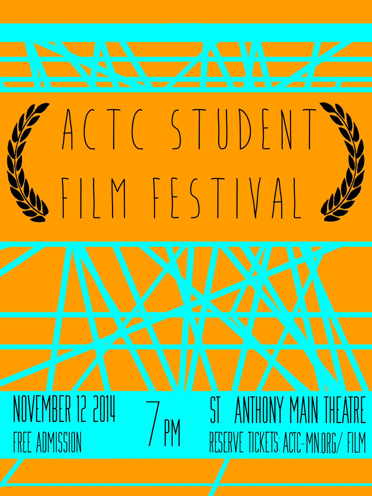 The Film Festival Reel Poster Design By Ben Long University Of St Thomas Student The Film Festival Reel Poster Design By Ben Long University Of St Thomas Student